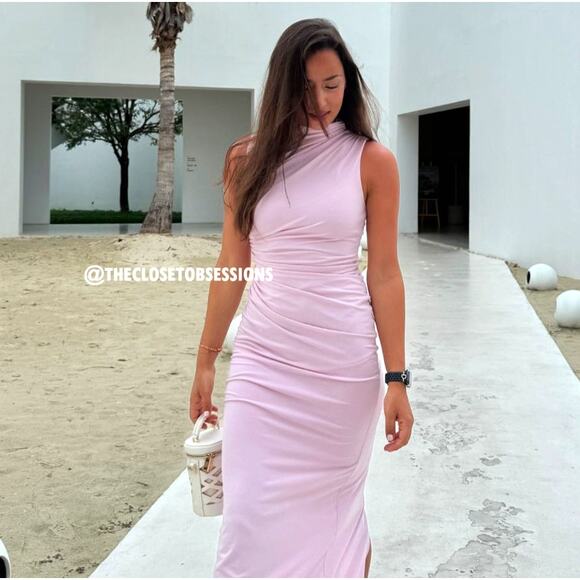 RARE!!! ZARA BLOGGER FAVE!!! Fitted Midi Dress NWT - Picture 13 of 16